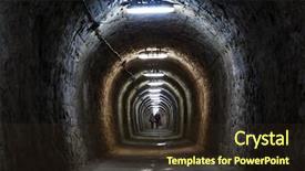  Presentation with salt - Presentation consisting of underground mining - salt mine background and a wine colored foreground