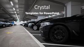  Presentation with underground cable - Beautiful PPT layouts featuring underground-parking-garage-shallow-dof backdrop and a dark gray colored foreground