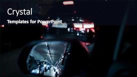  Presentation with color - PPT layouts having underground-parking-garage-shallow-dof background and a wine colored foreground