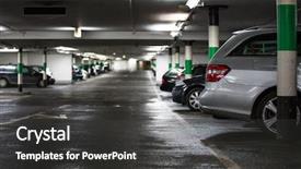  Presentation with color - Cool new theme with underground parking garage shallow dof backdrop and a dark gray colored foreground