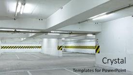  Presentation with parking lot - Cool new slide deck with  backdrop and a  colored foreground