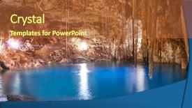  Presentation with business near shoring - Cool new theme with underground river - cenote xkeken sinkhole near valladolid backdrop and a  colored foreground