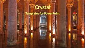  Presentation with istanbul - Colorful slide deck enhanced with underground water basilica cistern - istanbul backdrop and a tawny brown colored foreground
