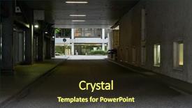  Presentation with hamburg - Slides enhanced with underpass with street in hamburg background and a  colored foreground