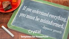  Presentation with everything - PPT theme having understanding - if you understand everything you background and a gray colored foreground