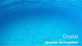  Presentation with clear - PPT layouts enhanced with underwater-background-photo-of-pale background and a teal colored foreground