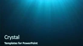  Presentation with underwater - Colorful presentation enhanced with underwater blue background in sea backdrop and a  colored foreground