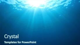  Presentation with aqua - Amazing presentation having underwater blue background backdrop and a ocean colored foreground