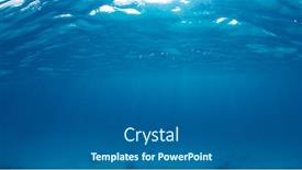  Presentation with ocean surface - Slides having underwater-ocean-background-sea-surface background and a gray colored foreground