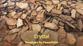 Presentation with underwater - Slides with underwater rocks - abstract background background and a tawny brown colored foreground