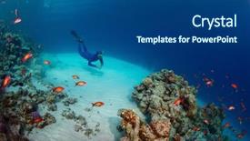  Presentation with free engineering hydraulics - Amazing PPT theme having underwater shot of the free backdrop and a dark gray colored foreground