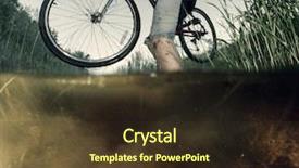  Presentation with swamp - Beautiful slide set featuring underwater split shot backdrop and a tawny brown colored foreground