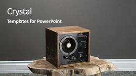  Presentation with divers - Beautiful slides featuring underwater telephone for divers backdrop and a gray colored foreground