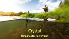  Presentation with underwater industry - Beautiful theme featuring underwater view of the bottom backdrop and a  colored foreground