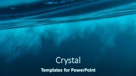  Presentation with water sun - Slides having underwater-view-of-the-sea background and a dark gray colored foreground