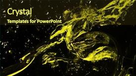  Presentation with water - Theme with underwater world - water background and a wine colored foreground