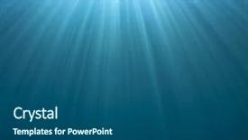  Presentation with underwater - Slide deck consisting of underwater background and a ocean colored foreground