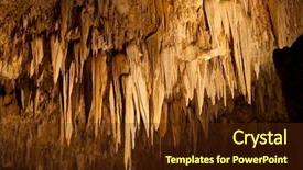  Presentation with national - Cool new PPT theme with underworld - carlsbad caverns national park backdrop and a  colored foreground