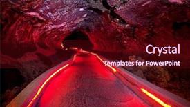  Presentation with lava - Colorful slide set enhanced with underworld - lava beds national monument backdrop and a wine colored foreground