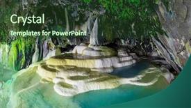  Presentation with colorful odontology 3d view for ted bundy - PPT theme enhanced with underworld - view of beautiful colorful cave background and a  colored foreground