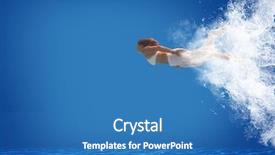  Presentation with swimming pool - Amazing presentation having undewater in the swimming pool backdrop and a teal colored foreground