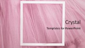  Presentation with embroidery pina cloth - Slide set having undulation - background with transparent organza cloth background and a lemonade colored foreground