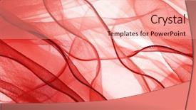  Presentation with magnetic wave - Cool new PPT theme with undulation - soft chiffon with curve backdrop and a lemonade colored foreground