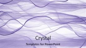  Presentation with wave - Slide set featuring undulation - soft chiffon with curve background and a light blue colored foreground