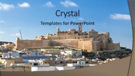  Presentation with january - PPT theme with unesco world heritage site background and a light blue colored foreground