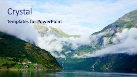  Presentation with world heritage - Beautiful PPT theme featuring unesco world heritage site backdrop and a sky blue colored foreground