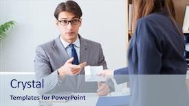  Presentation with bribe - Colorful slide deck enhanced with unethical business concept with bribe backdrop and a lemonade colored foreground