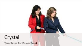  Presentation with rope - Presentation theme consisting of  background and a  colored foreground