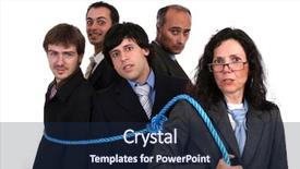  Presentation with rope - Presentation theme having  background and a  colored foreground