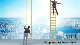  Presentation with unfair - Slides consisting of unfair-competition-concept-with-people background and a light blue colored foreground