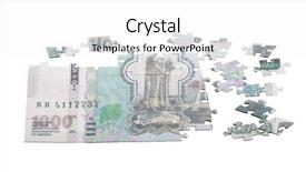  Presentation with russian - Cool new presentation with unfinished puzzle from one thousand backdrop and a white colored foreground