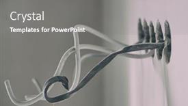  Presentation with wires - PPT theme featuring unfinished-socket-box-and-many background and a gray colored foreground