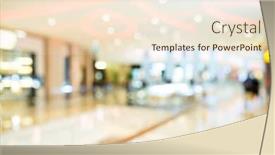  Presentation with mall - PPT layouts enhanced with bokeh store background grocery - unfocused of shopping mall background and a cream colored foreground
