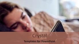  Presentation with teenage girl - Theme enhanced with unhappy-teenage-girl-lying background and a coral colored foreground