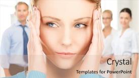  Presentation with cross and holding hands - Beautiful PPT layouts featuring panoramic view of the town of corfu greece backdrop and a sky blue colored foreground