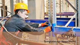  Presentation with work the word in your life - Audience pleasing presentation consisting of uniform during rack erection backdrop and a coral colored foreground