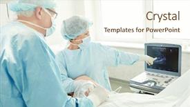  Presentation with vein - Slide set enhanced with uniform perform varicose vein background and a cream colored foreground