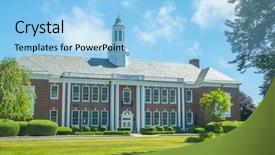  Presentation with free school - Presentation theme consisting of union free - bridgehampton school - southampton town background and a  colored foreground