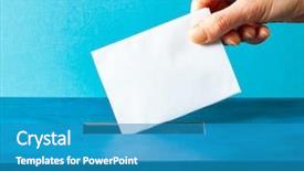  Presentation with european parliament - Audience pleasing presentation theme consisting of unionism - european union parliament election concept backdrop and a teal colored foreground