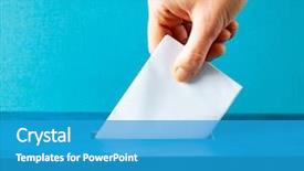  Presentation with european parliament - Amazing presentation having unionism - european union parliament election concept backdrop and a teal colored foreground