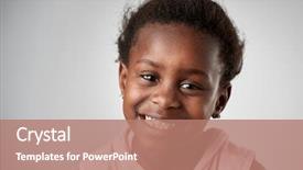  Presentation with black face womens rights - Amazing presentation theme having unique collection - portrait of african black girl backdrop and a  colored foreground