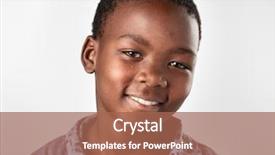  Presentation with black child - Amazing PPT layouts having unique collection - portrait of real happy african backdrop and a coral colored foreground