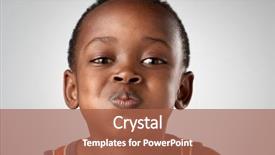  Presentation with face search at large scale - PPT layouts featuring unique collection - young boy making silly face background and a  colored foreground