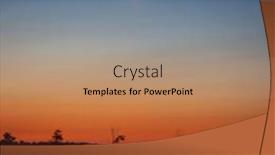  Presentation with area - Presentation design with unique-natural-area-yelnya-bog background and a coral colored foreground