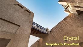  Presentation with old arabic - Audience pleasing PPT theme consisting of unique-point-of-view backdrop and a tawny brown colored foreground