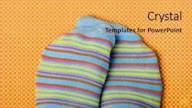  Presentation with yellow orange - Audience pleasing PPT theme consisting of unique self - closeup of someone rubbing his backdrop and a yellow colored foreground